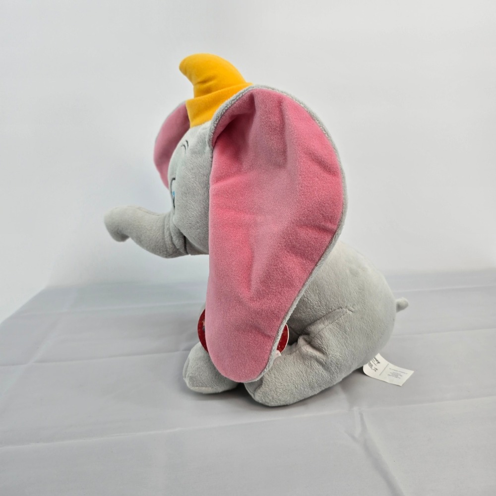 Disney Dumbo Plush Kohl's Cares Stuffed Animal Grey Pink Elephant 1204036-00 - Picture 2 of 9